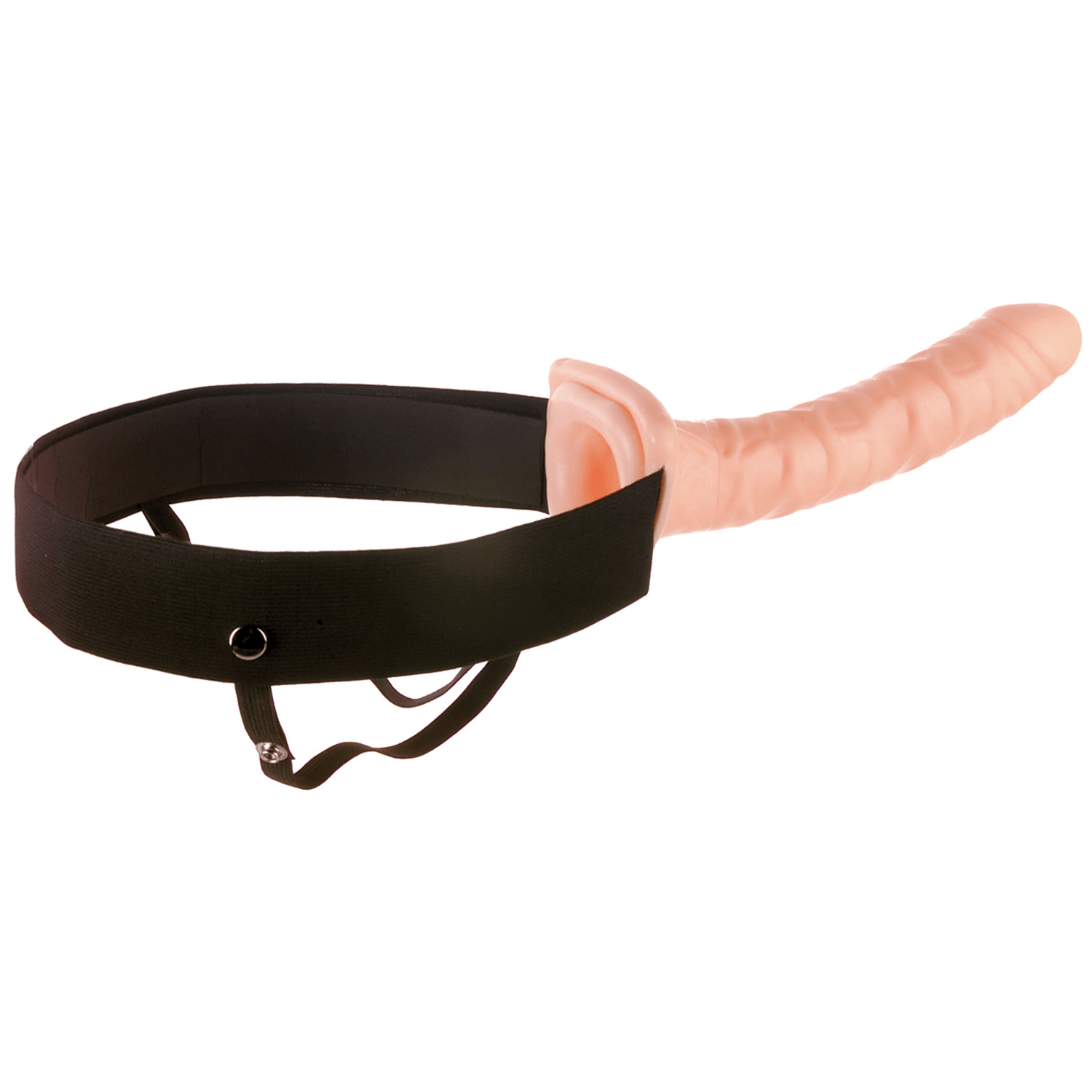 Pipedream - Fetish Fantasy Series Hollow Strap On 10" (Beige) Strap On with Hollow Dildo for Male (Non Vibration) 603912286632 CherryAffairs