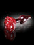 Pipedream - Icicles No 76 Hand Blown Massager (Red) Glass Anal Plug (Non Vibration) Singapore