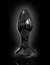 Pipedream - Icicles No 78 Hand Blown Massager (Black) Glass Anal Plug (Non Vibration) Singapore