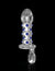Pipedream - Icicles No 80 Hand Blown Juicer (Clear) Glass Dildo (Non Vibration) Singapore