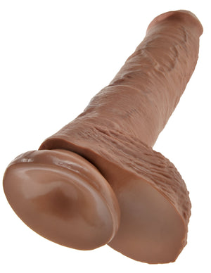 Pipedream - King Cock 10" Cock with Balls (Brown) Realistic Dildo with suction cup (Non Vibration) Singapore