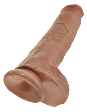 Pipedream - King Cock 11" Cock with Balls (Brown) Realistic Dildo with suction cup (Non Vibration) Singapore