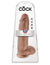 Pipedream - King Cock 12" Cock with Balls (Brown) Realistic Dildo with suction cup (Non Vibration) Singapore