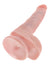 Pipedream - King Cock 6" Cock with Balls (Beige) Realistic Dildo with suction cup (Non Vibration) Singapore