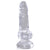 Pipedream - King Cock Clear Cock with Balls 4" (Clear) Realistic Dildo with suction cup (Non Vibration) 603912758801 CherryAffairs