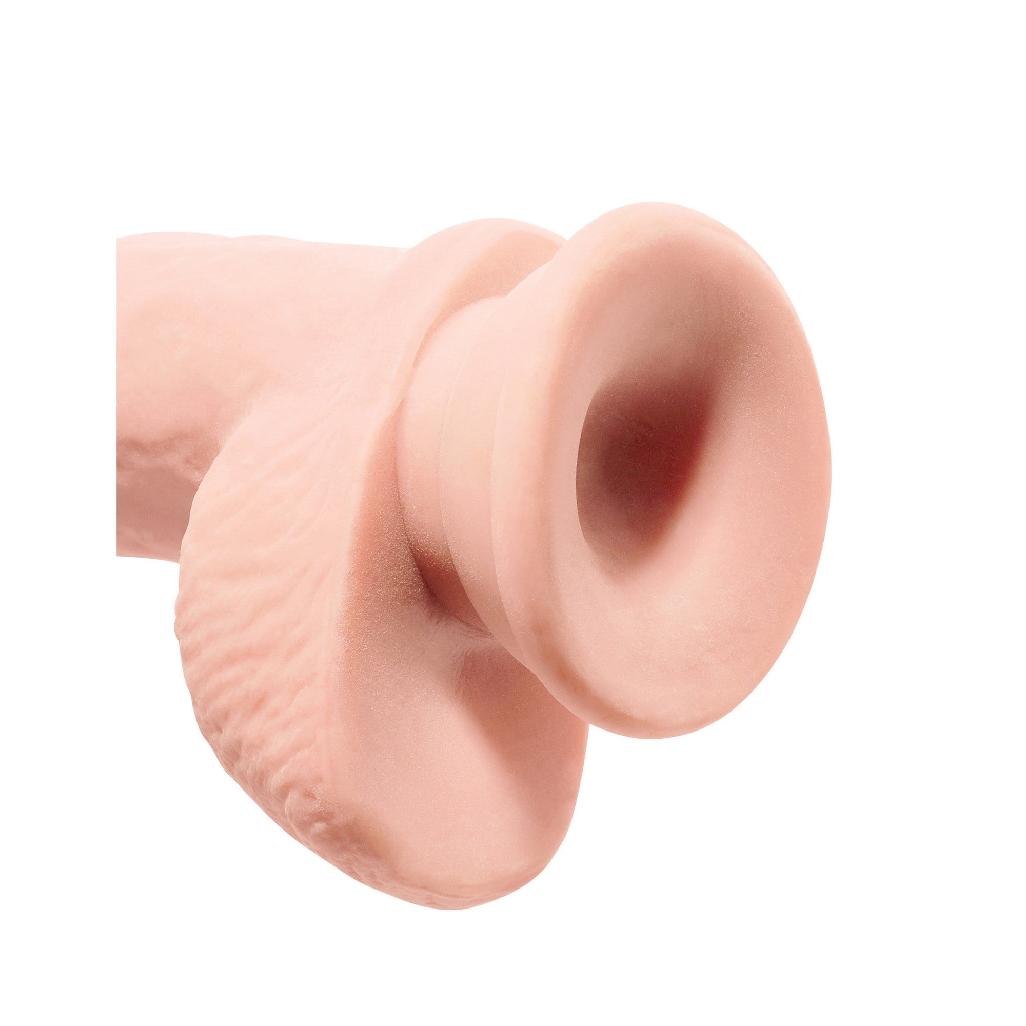 Pipedream - King Cock Plus Triple Density Cock with Balls 10" (Beige) Realistic Dildo with suction cup (Non Vibration) 319763919 CherryAffairs