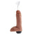 Pipedream - King Cock Squirting Cock with Balls 8" (Brown) Realistic Dildo w/o suction cup (Non Vibration) 603912753356 CherryAffairs