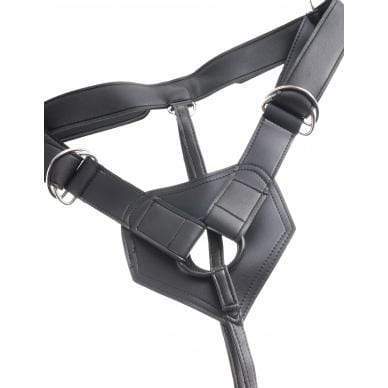 Pipedream - King Cock Strap On Harness with 7" Cock (Brown) Strap On with Non hollow Dildo for Female (Non Vibration) 603912753387 CherryAffairs