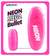 Pipedream - Neon Luv Touch Remote Neon Mega Bullet Vibrator (Pink) Wired Remote Control Egg (Vibration) Non Rechargeable 603912343212 CherryAffairs