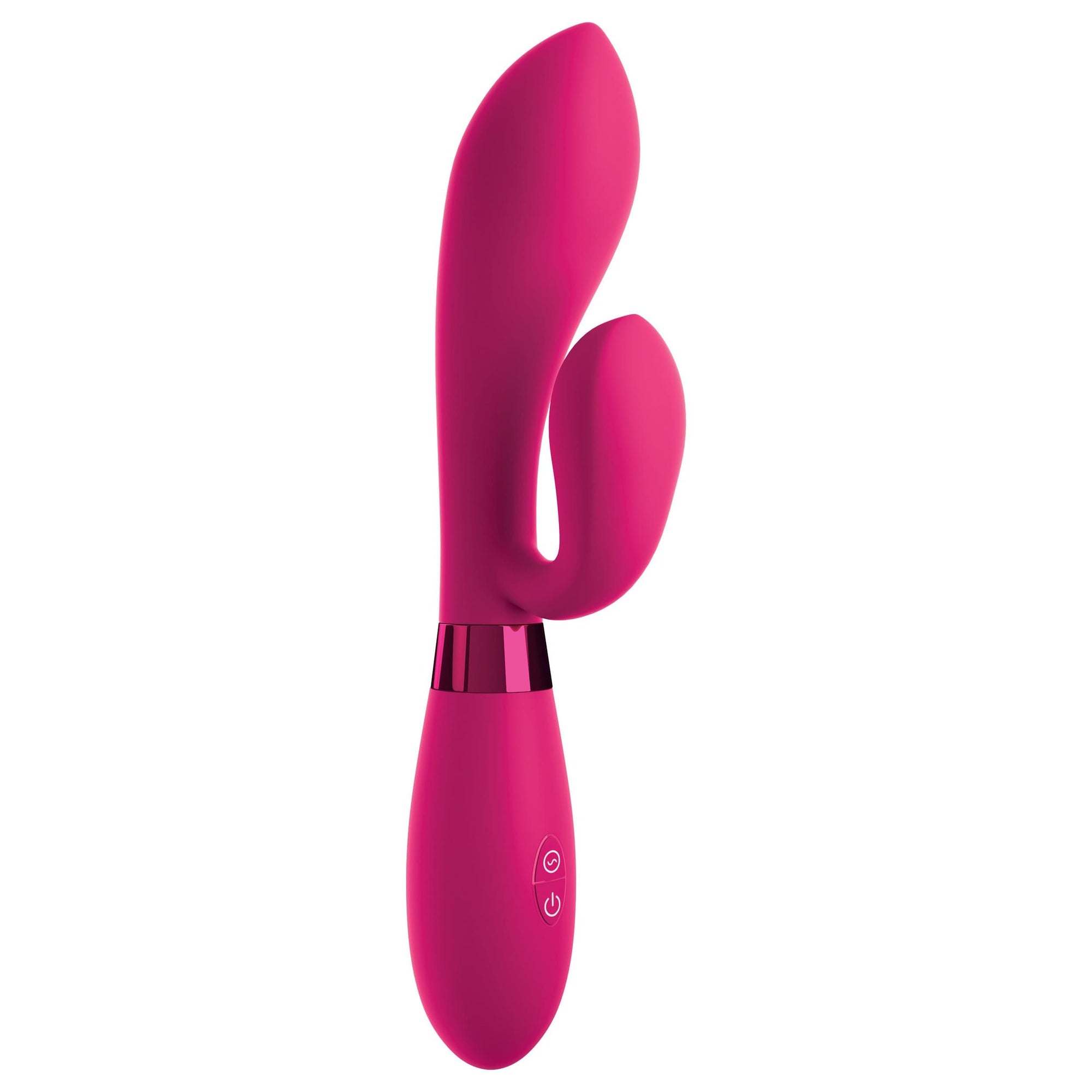 Pipedream - OMG Rabbits #Mood Silicone Vibrator (Pink) Rabbit Dildo (Vibration) Rechargeable 319978350 CherryAffairs