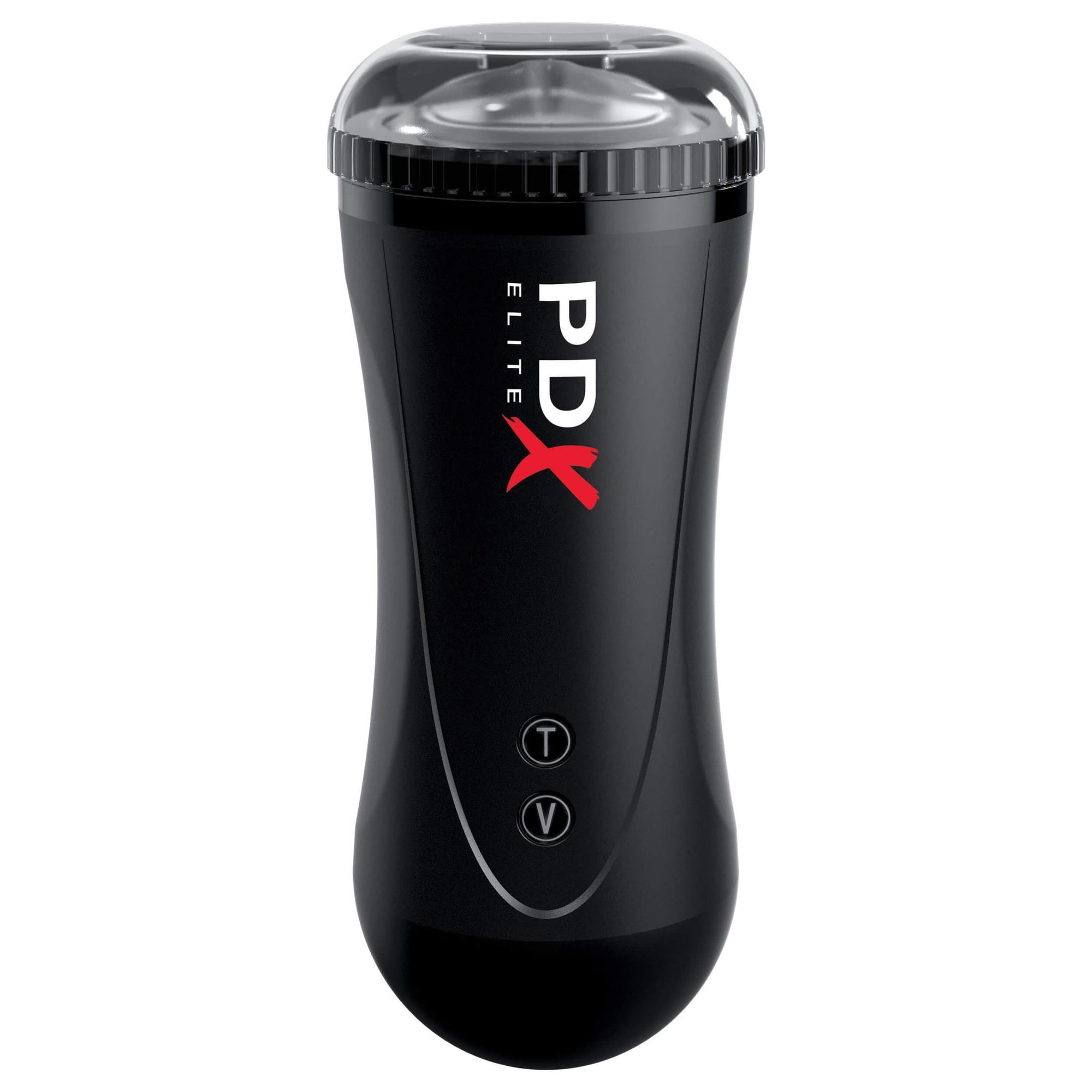 Pipedream - PDX Elite Moto Stroker Masturbator (Black) Masturbator Mouth (Vibration) Rechargeable 324160283 CherryAffairs