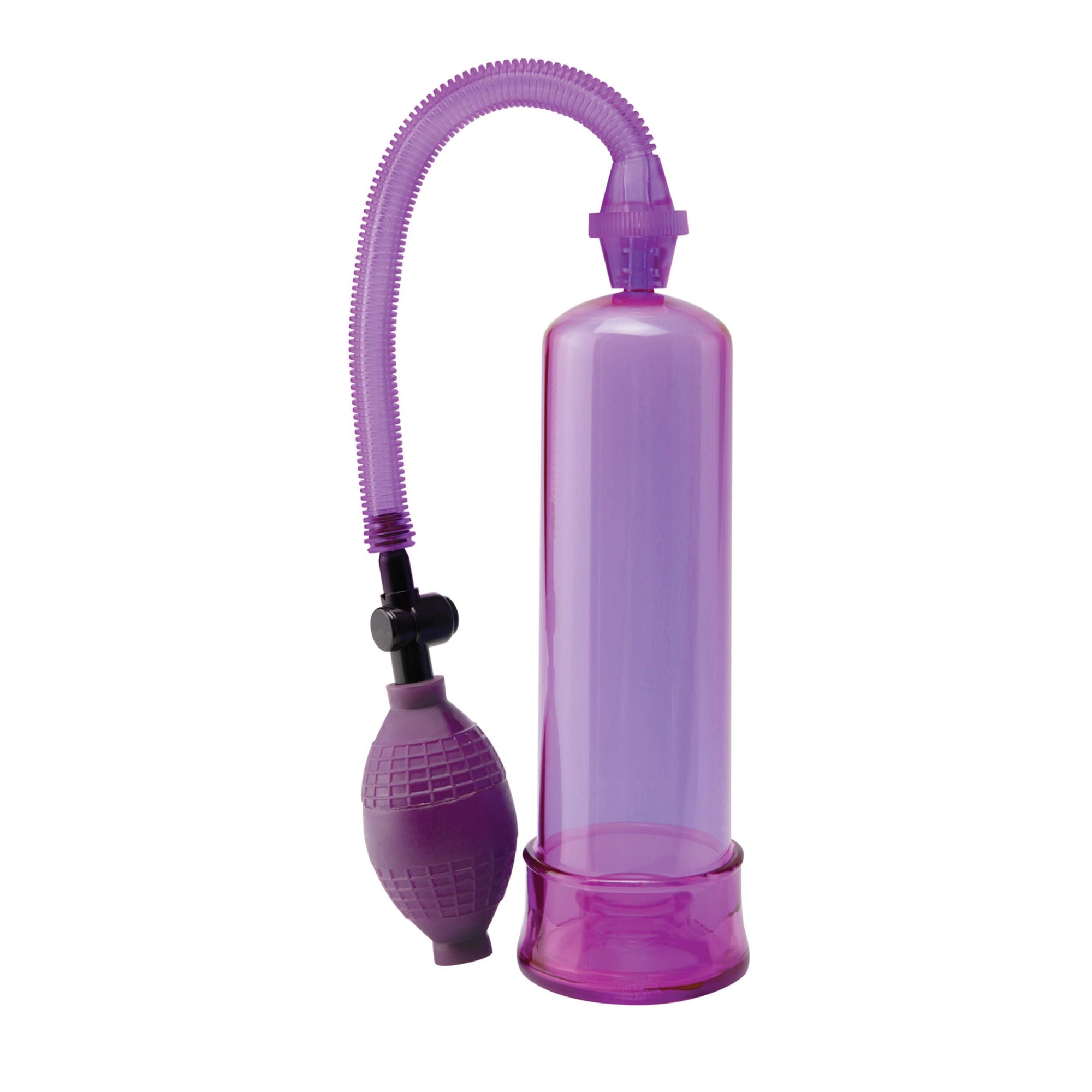 Pipedream - Pump Worx Beginner's Power Pump (Purple) Penis Pump (Non Vibration) 603912294538 CherryAffairs