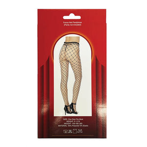 Popsi Lingerie - Fence Net Pantyhose O/S (Black) Stockings 622853123 CherryAffairs
