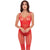 Rene Rofe - All Heart Crotchless Bodystocking Costume O/S (Red) Bodystockings 017036440984 CherryAffairs