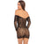 Rene Rofe - Demure Long Sleeve Mini Dress Costume M/L (Black) Dresses 017036862656 CherryAffairs