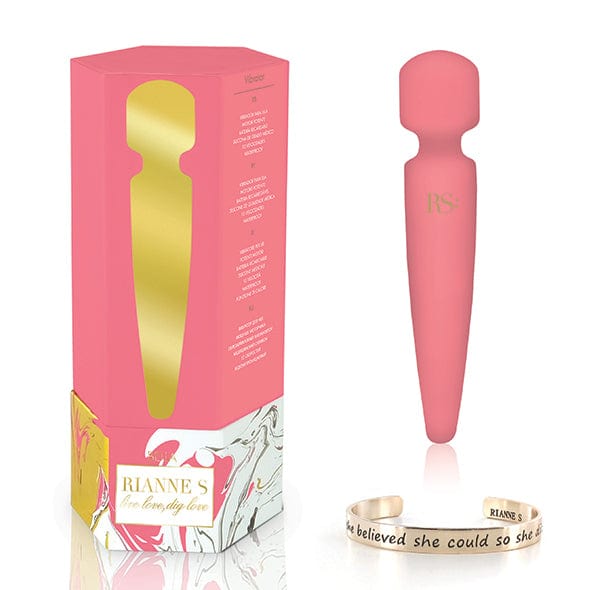 Rianne S - Essentials Bella Mini Body Wand Massager (Coral) Wand Massagers (Vibration) Rechargeable 8717903272459 CherryAffairs