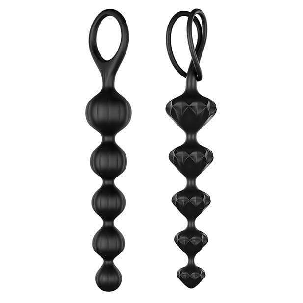 Satisfyer - Beads Super Soft Silicone Anal Beads (Black) Anal Beads (Non Vibration)