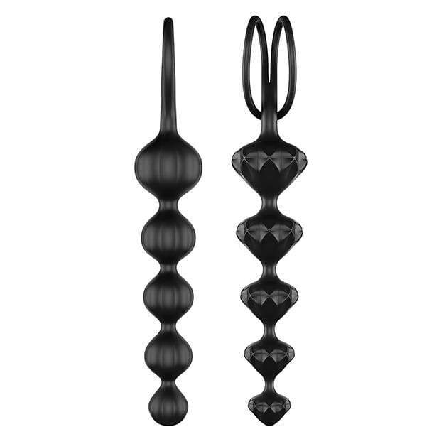 Satisfyer - Beads Super Soft Silicone Anal Beads (Black) Anal Beads (Non Vibration)