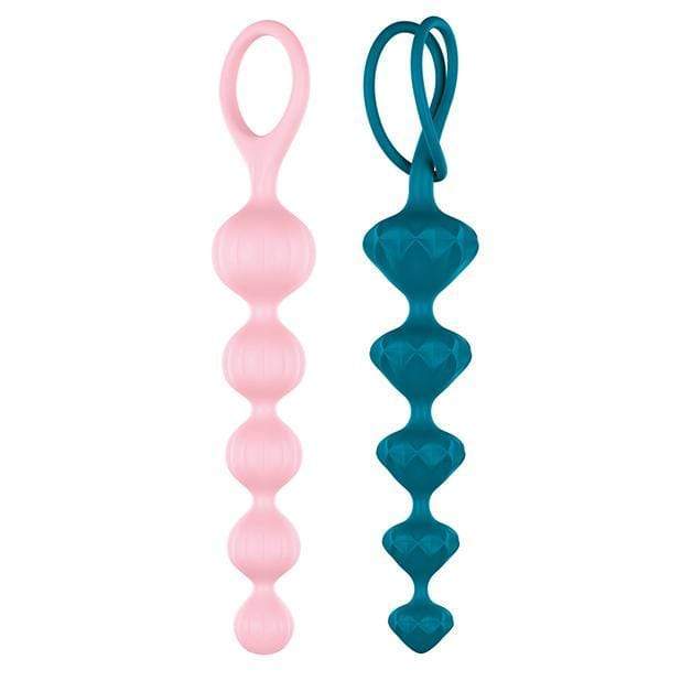 Satisfyer - Beads Super Soft Silicone Anal Beads (Multi Color) Anal Beads (Non Vibration)