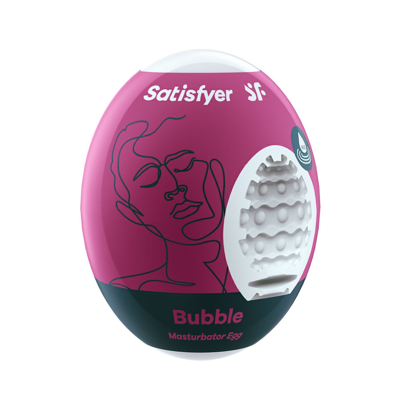 Satisfyer - Bubble Masturbator Egg (Pink) Masturbator Egg (Non Vibration) 575357730 CherryAffairs