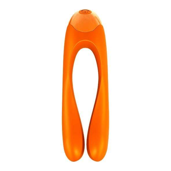 Satisfyer - Candy Cane Finger Vibrator (Orange) Clit Massager (Vibration) Rechargeable 4061504004143 CherryAffairs