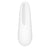 Satisfyer - Curvy 1+ App-Controlled Air Pulse Stimulator Vibrator (White) Clit Massager (Vibration) Rechargeable 289881576 CherryAffairs