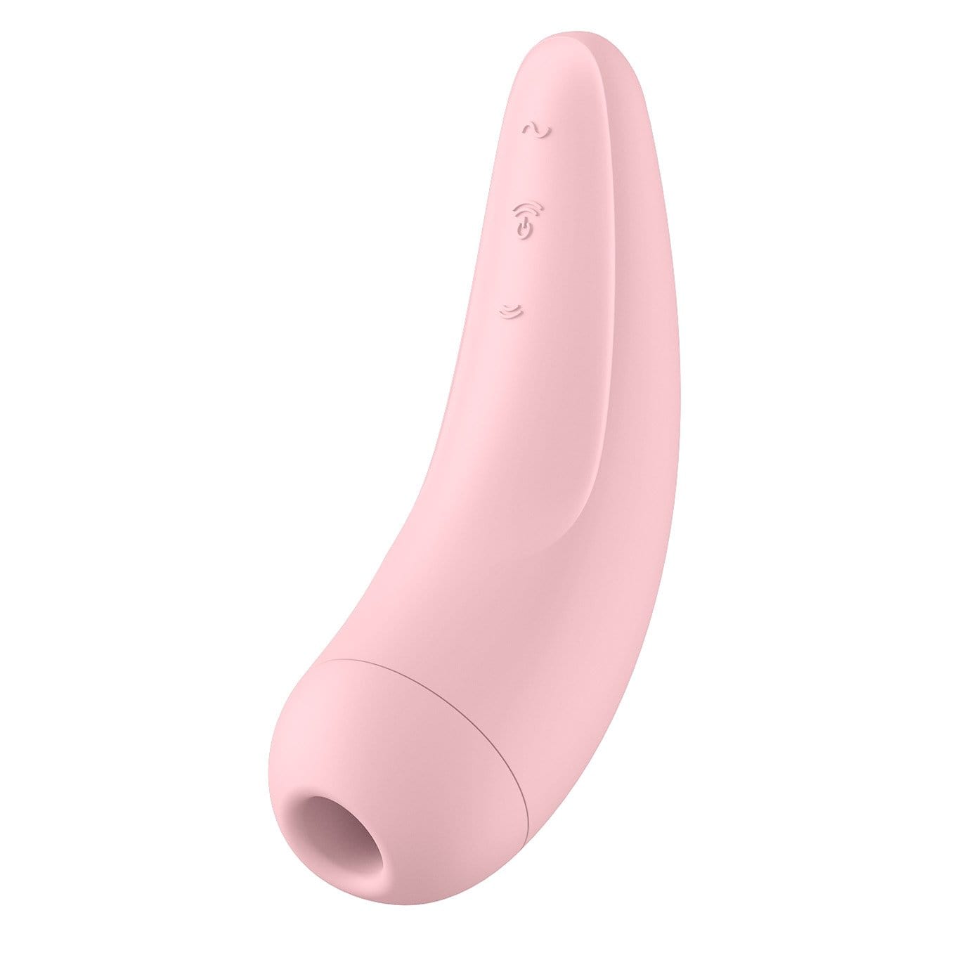 Satisfyer - Curvy 2+ App-Controlled Air Pulse Stimulator Vibrator (Pink) Clit Massager (Vibration) Rechargeable 289885180 CherryAffairs
