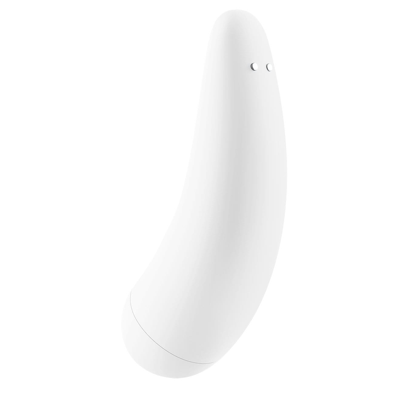 Satisfyer - Curvy 2+ App-Controlled Air Pulse Stimulator Vibrator (White) Clit Massager (Vibration) Rechargeable 289883003 CherryAffairs