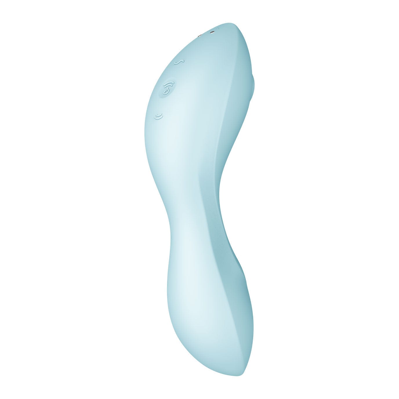 Satisfyer - Curvy App-Controlled Trinity 5 Clitoral Air Stimulator Vibrator (Light Blue) Clit Massager (Vibration) Rechargeable 4061504036564 CherryAffairs