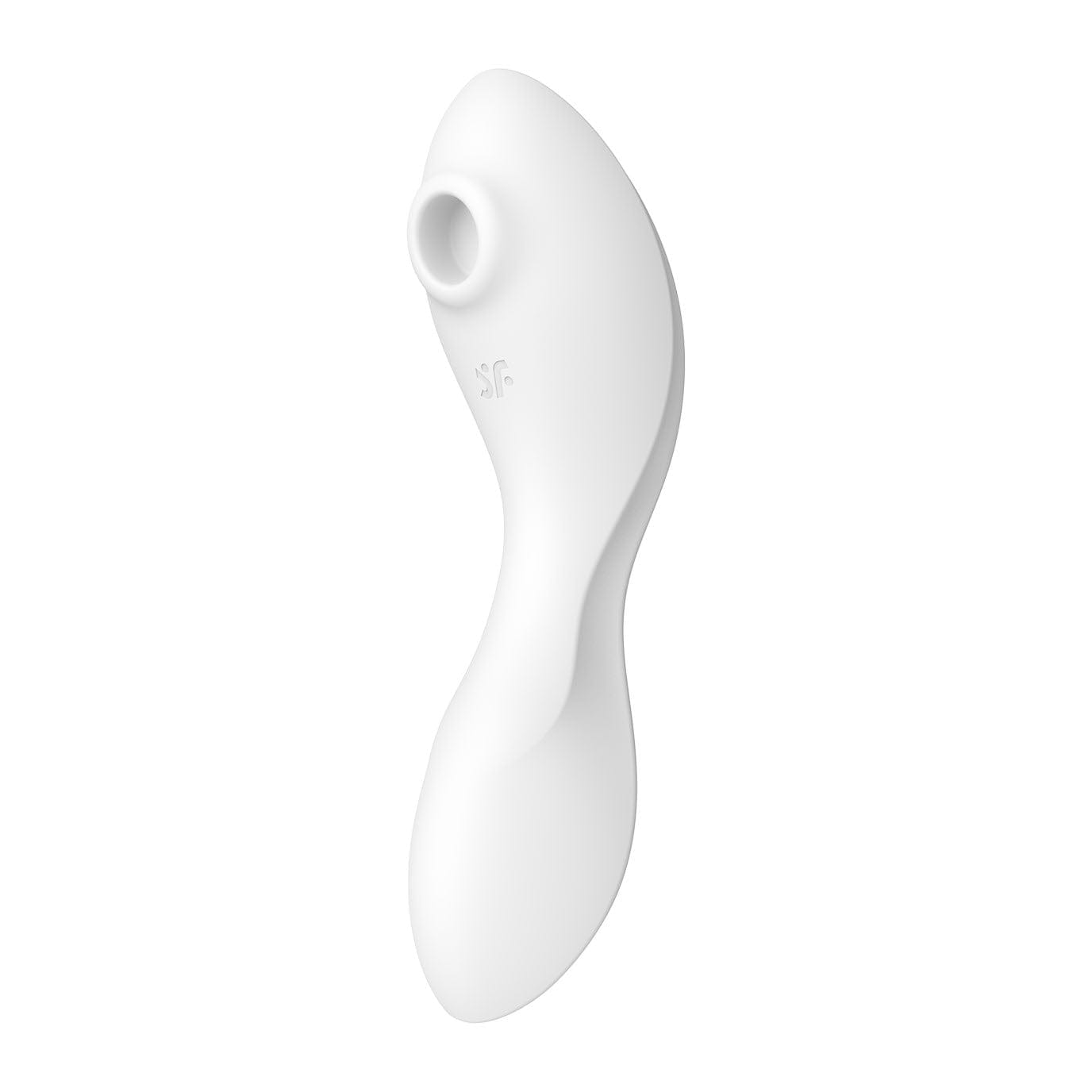Satisfyer - Curvy App-Controlled Trinity 5 Clitoral Air Stimulator Vibrator (White) Clit Massager (Vibration) Rechargeable 4061504036557 CherryAffairs