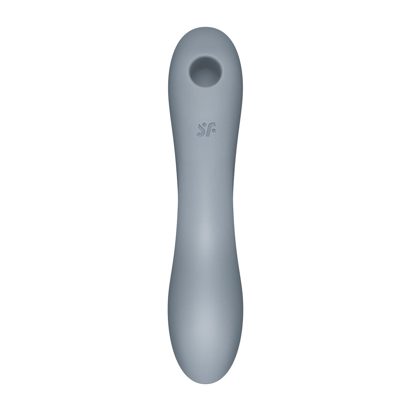 Satisfyer - Curvy Trinity 3 Insertable G-Spot Clitoral Air Stimulator Vibrator (Grey) G Spot Dildo (Vibration) Rechargeable 4061504036533 CherryAffairs