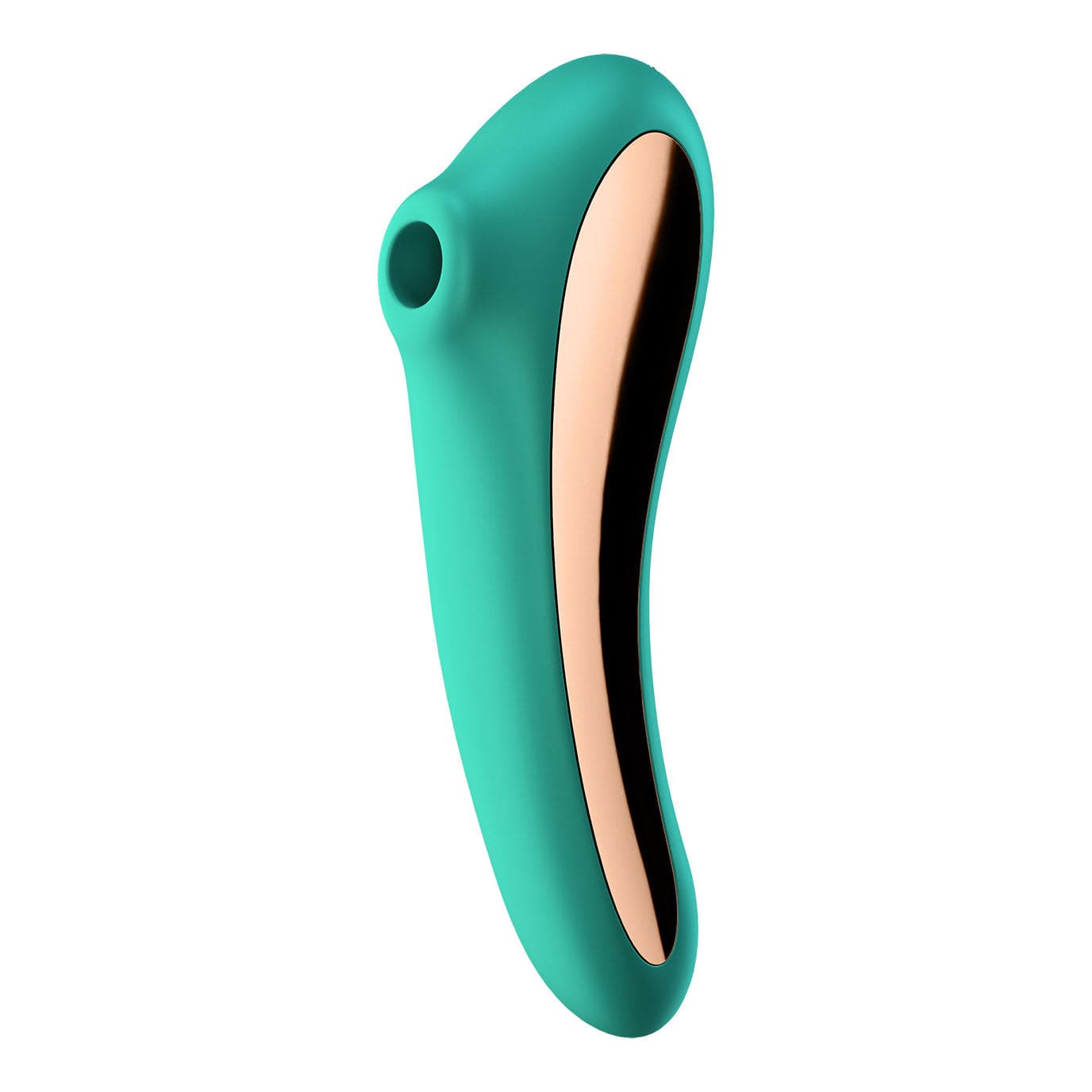 Satisfyer - Dual Kiss Insertable Air Pulse Vibrator w App-Controlled Clitoral Air Stimulator (Green) Clit Massager (Vibration) Rechargeable 4061504003016 CherryAffairs