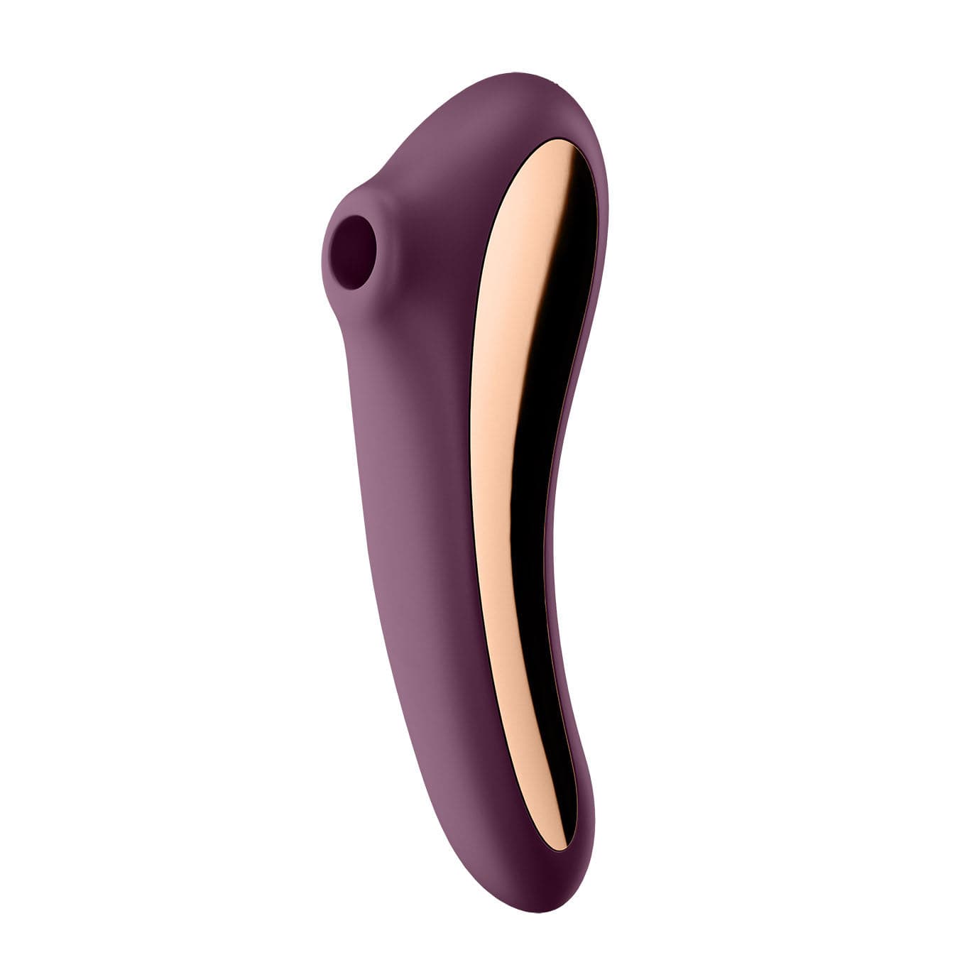 Satisfyer - Dual Kiss Insertable Air Pulse Vibrator w App-Controlled Clitoral Air Stimulator (Purple) Clit Massager (Vibration) Rechargeable 4061504003023 CherryAffairs