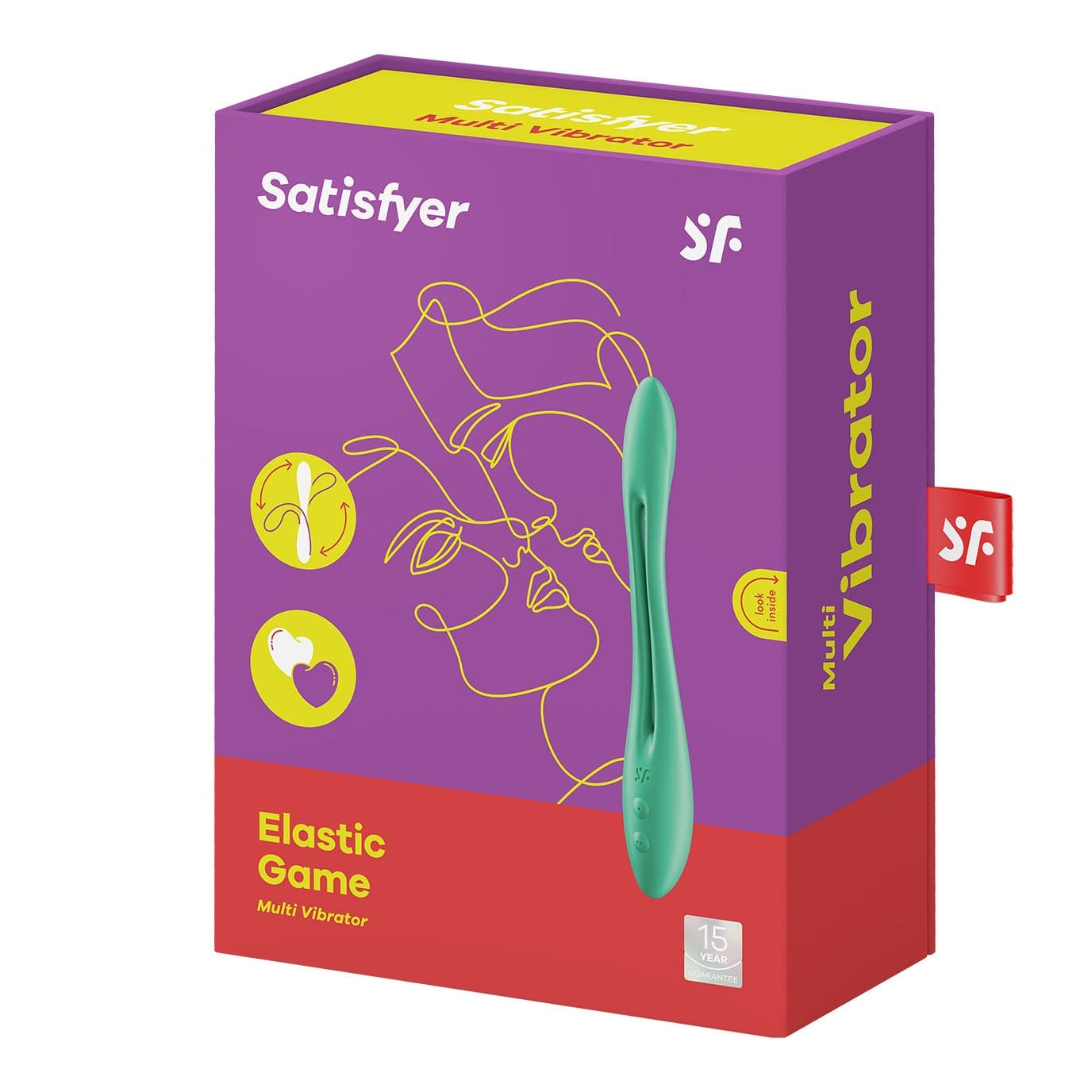 Satisfyer - Elastic Game Flexible Multi Vibrator (Light Green) G Spot Dildo (Vibration) Rechargeable 4061504007663 CherryAffairs