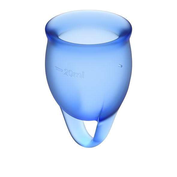 Satisfyer - Feel Confident Menstrual Cup Set (Dark Blue) Menstrual Cup 4061504002057 CherryAffairs