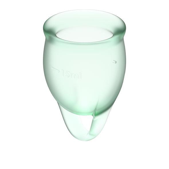 Satisfyer - Feel Confident Menstrual Cup Set (Light Green) Menstrual Cup 277013886 CherryAffairs