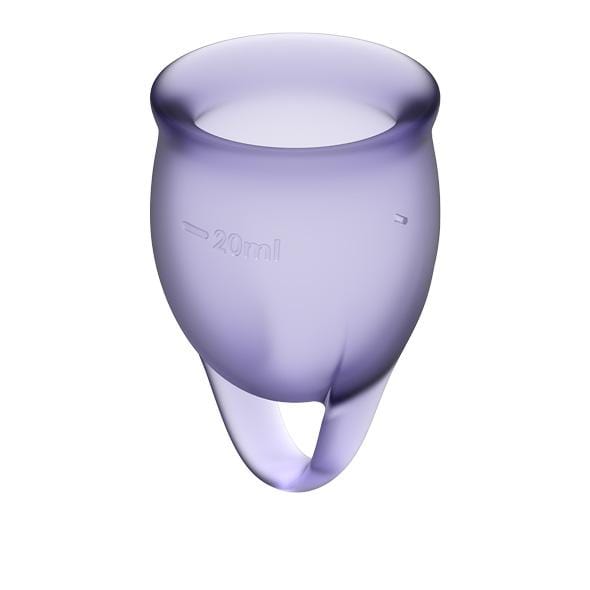 Satisfyer - Feel Confident Menstrual Cup Set (Lilac) Menstrual Cup 4061504002033 CherryAffairs