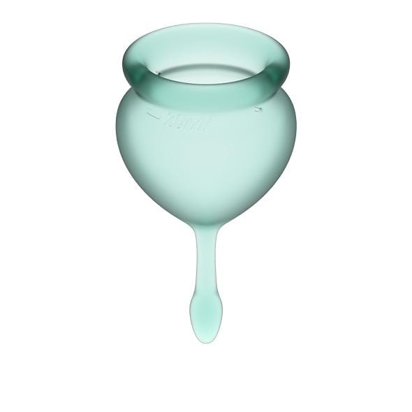 Satisfyer - Feel Good Menstrual Cup Set (Dark Green) Menstrual Cup 4061504002187 CherryAffairs