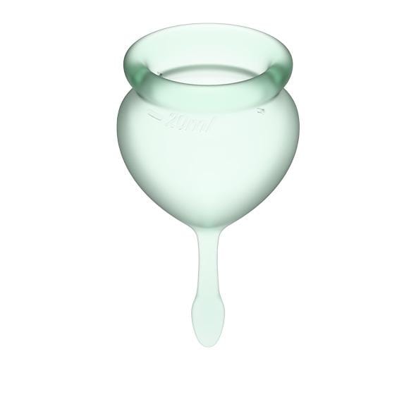 Satisfyer - Feel Good Menstrual Cup Set (Light Green) Menstrual Cup 4061504002200 CherryAffairs