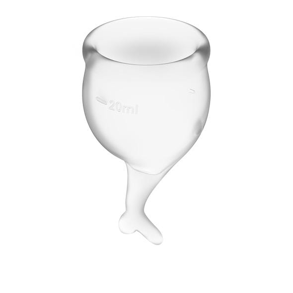 Satisfyer - Feel Secure Menstrual Cup Set (Clear) Menstrual Cup 277017650 CherryAffairs