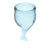 Satisfyer - Feel Secure Menstrual Cup Set (Light Blue) Menstrual Cup 4061504002231 CherryAffairs