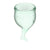 Satisfyer - Feel Secure Menstrual Cup Set (Light Green) Menstrual Cup 4061504002279 CherryAffairs