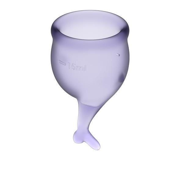 Satisfyer - Feel Secure Menstrual Cup Set (Lilac) Menstrual Cup 277011721 CherryAffairs