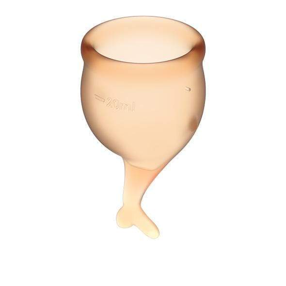 Satisfyer - Feel Secure Menstrual Cup Set (Orange) Menstrual Cup 277013779 CherryAffairs