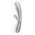 Satisfyer - Hot Lover Warming Rabbit Vibrator with Bluetooth and App (Silver/Champagne) Rabbit Dildo (Vibration) Rechargeable 520203906 CherryAffairs