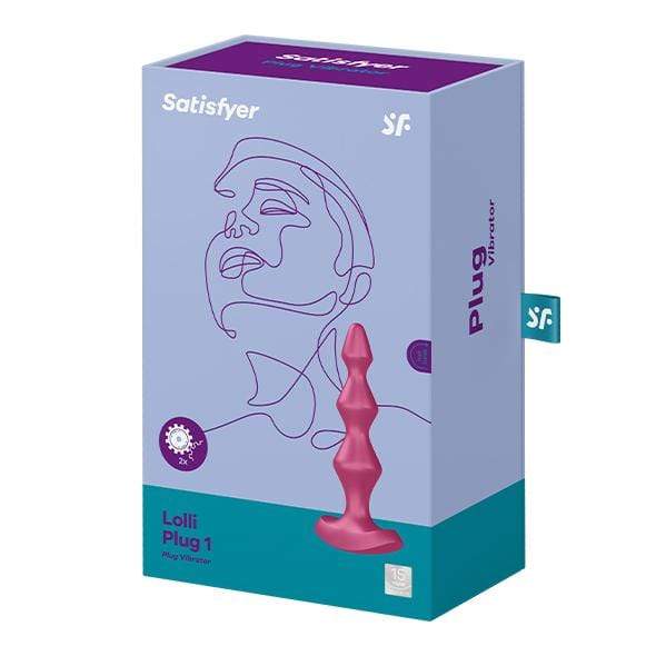 Satisfyer - Lolli Anal Plug 1 Vibrator (Berry) Anal Plug (Vibration) Rechargeable 4061504003207 CherryAffairs