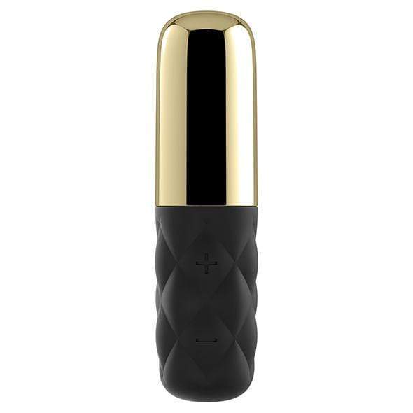 Satisfyer - Mini Lovely Honey Bullet Vibrator (Gold/Black) Bullet (Vibration) Rechargeable 4061504001173 CherryAffairs