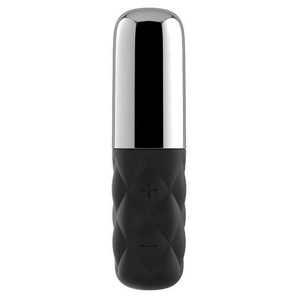 Satisfyer - Mini Sparkling Darling Bullet Vibrator (Chrome/Black) Bullet (Vibration) Rechargeable 4061504001180 CherryAffairs