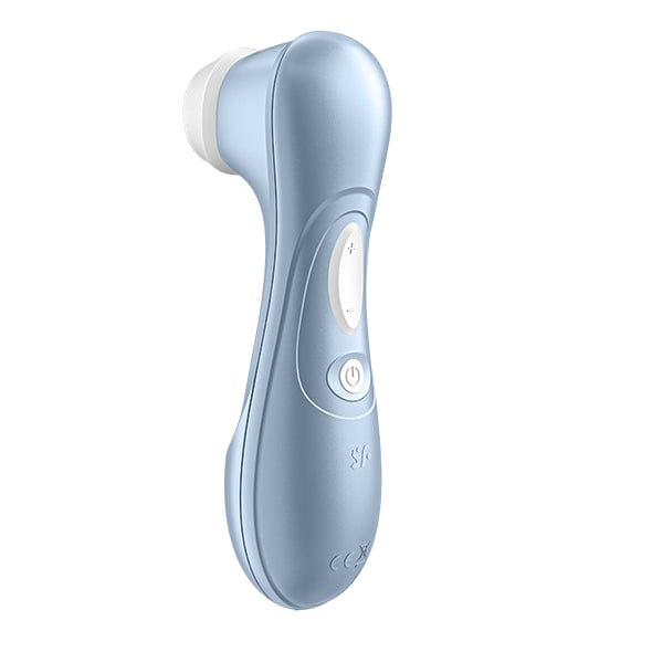 Satisfyer - Pro 2 Air Pulse Rechargeable Clitoral Air Stimulator (Blue) Clit Massager (Vibration) Rechargeable 4061504009889 CherryAffairs