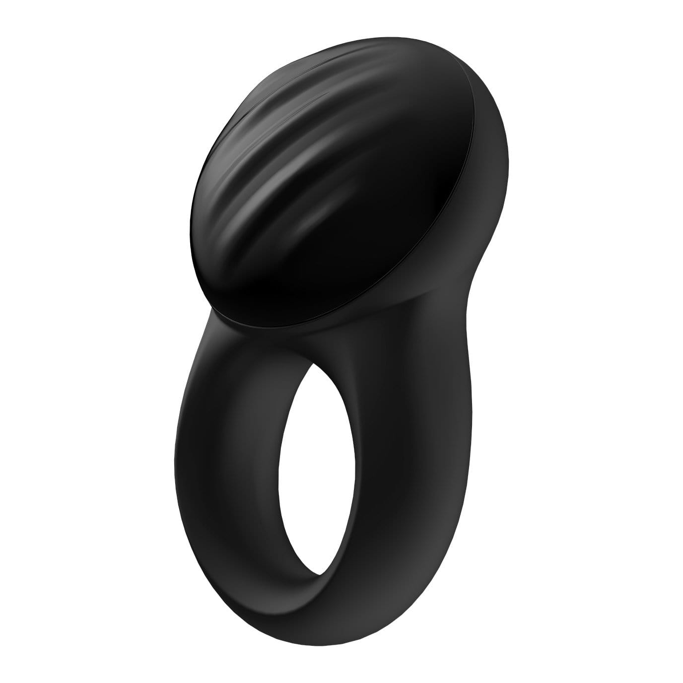 Satisfyer - Signet Ring App-Controlled Bluetooth Cock Ring (Blue) Remote Control Cock Ring (Vibration) Rechargeable 289885169 CherryAffairs